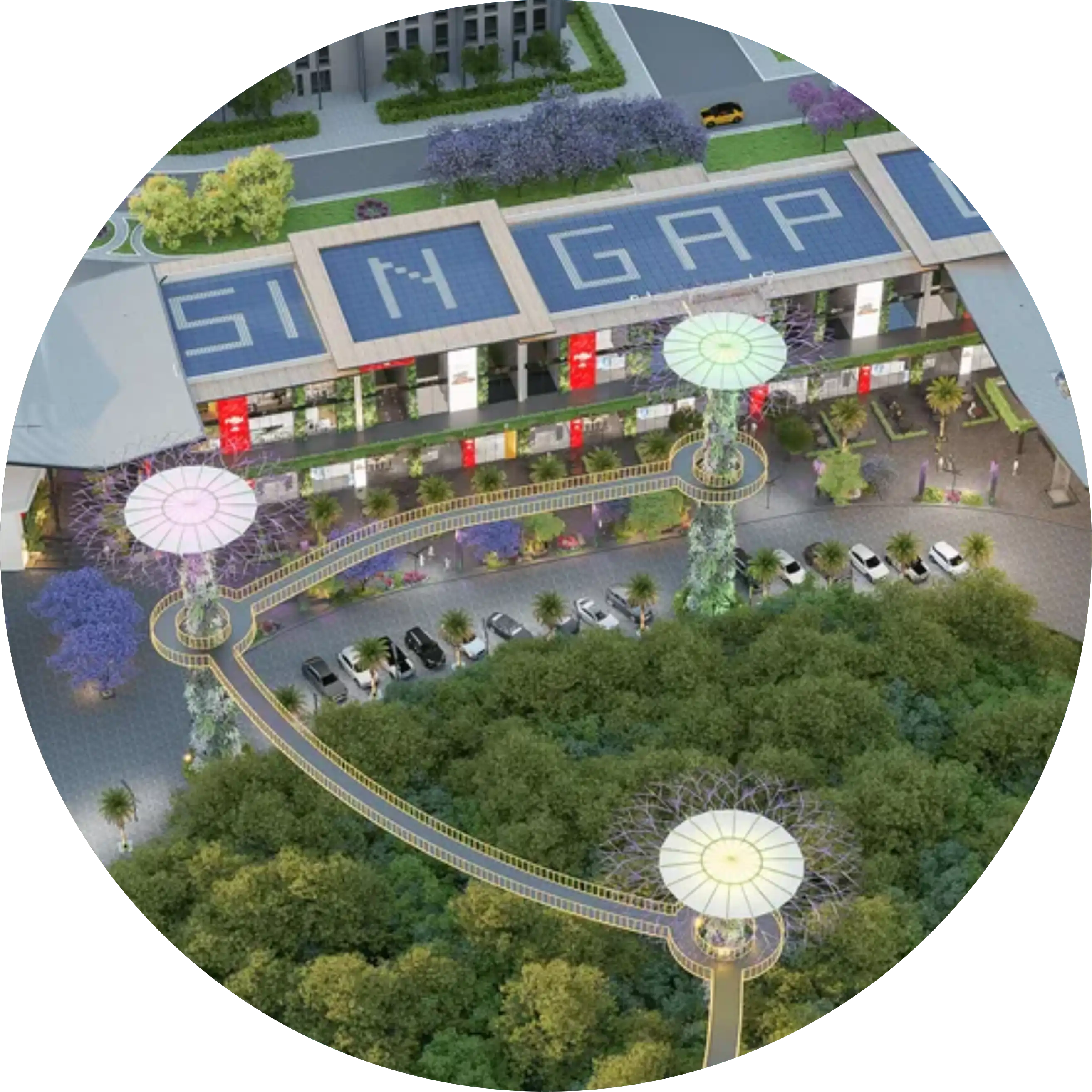 Shopping Mall Singapura, centro comercial próximo ao Everest Flat Service em Caldas Novas